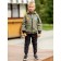Bombber jacket for a boy PlayTode, height 116 cm, khaki color