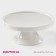 Cake for cakes and desserts Porcelain shares "Gloria", D = 16.5 cm, white color