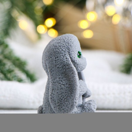 Figure soap "sad bunny" gray, 60g, 5x5x6cm-1