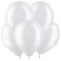 Latex ball 12 ", crystal, transparent, set of 100 pcs.