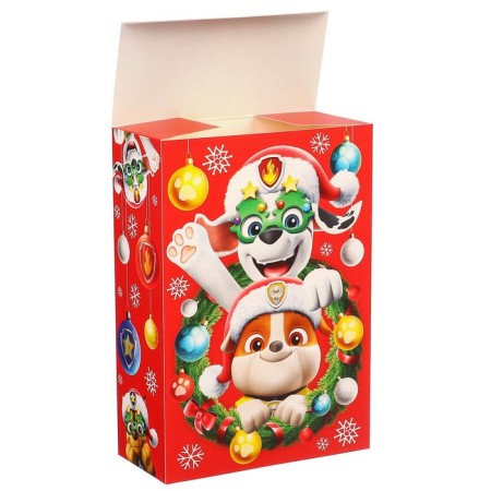 Gift box "New Year" 16x23x7.5 cm, puppy patrol-3