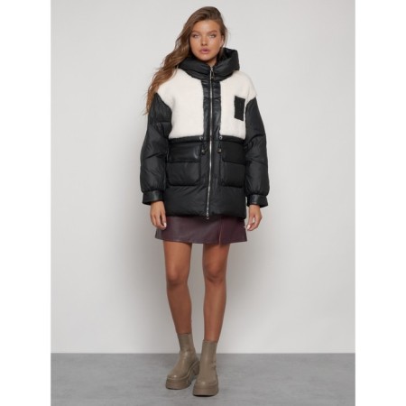 Winter jacket female, size 50, black color