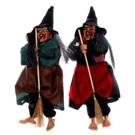 Baba Yaga in satin clothes, hanging, musical-2