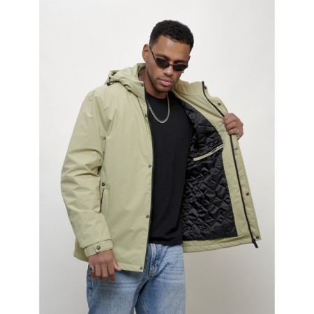 Male spring jacket, size 52, light green color-14