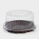 Cormore is a plastic disposable with a connective lid for 30, 22 × 10 cm, the color is transparent