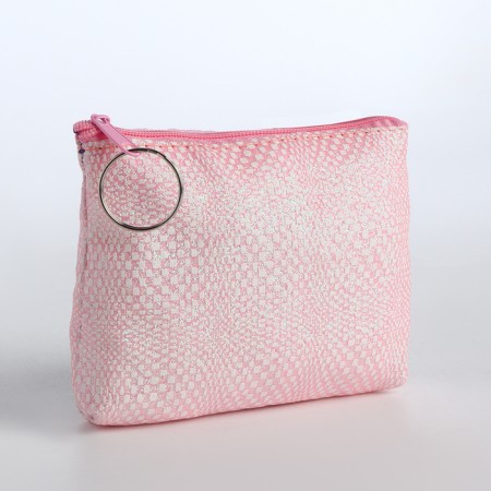 Women's wallet with lightning, pink color