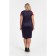 Women's dress, size 56, blue, red color