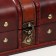 Casket tree "Romb" set 2 pcs brown-red 7.8x11.8x8 cm 11x15.7x11.5 cm