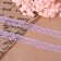 Capricon lace, 15 mm × 10 ± 1 m, lilac color # 4