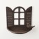 Souvenir cast iron stand "Bird near the window" 18x11x15 cm