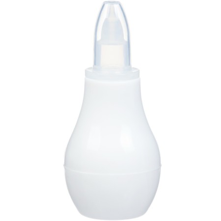 Children's nasal aspirator, with a cap, white color-3