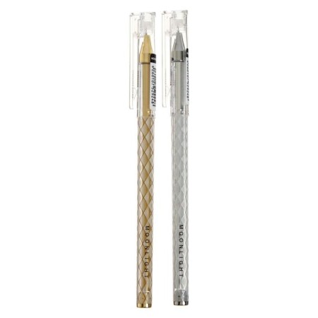 Gel pen Berlingo "MoonLight", 0.5 mm, black, MIX case-2