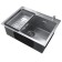 The kitchen washing Ulgran Steel, 500x450 mm, brushed steel