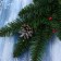 Branch artificial decorative "forest" cones-berries 60 cm