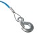 Torso Torso Torso Cable in PVC braids, 4m, 2 tons, 2 hooks
