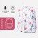 School backpack of textiles on lightning, external pocket, white color