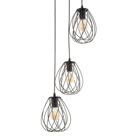Bayerlux lamp "Bigli" 3he27 40W black 35x35x20-120cm-1