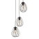 Bayerlux lamp "Bigli" 3he27 40W black 35x35x20-120cm
