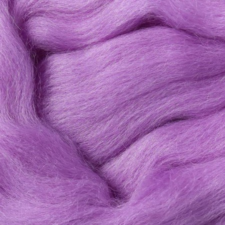 Fasting wool 100% half -toned wool 50g (389 St. Violet)-2