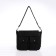 Youth bag with zipper, black color