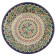 Largan Rishtan ceramics "Patterns", 33 cm, blue, deep