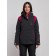 Ski jacket female winter, size 42, black color