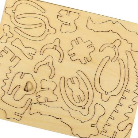Wooden designer "Brachiosaur", 40 parts-2