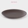 Board ceramic dessert shade "Pastel", D = 19 cm, the color is gray-brown