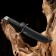 Finnka "Scout" steel - 440, handle - steel, rubber, 25 cm