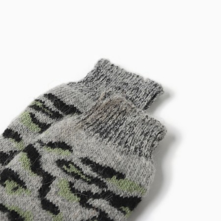Male woolen socks "camouflage", color mix, size 27-1