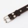 Combined dimensionless collar, leather/tarpaulin, 65 x 3.5 cm, Osh 31-61 cm, brown