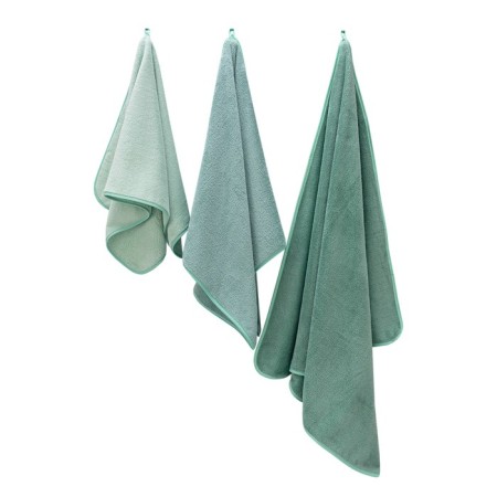 Set of towels "Svank", size 35x75 cm, 50x90 cm, 70x140 cm, mint color-2