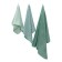 Set of towels "Svank", size 35x75 cm, 50x90 cm, 70x140 cm, mint color