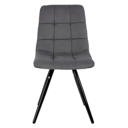 Dining stool Polini Home Berlin SM, gray-black color-1