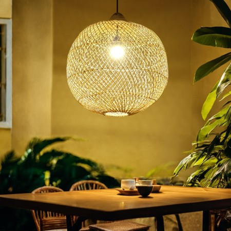 Ceiling Lamp from Rotan "Gyan" 1x120W, E27, 60x60x60 cm