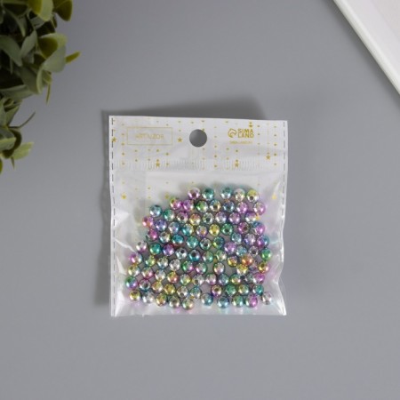 Beads for creativity Plastic "Chameleon" set 10 grams 0.6x0.6 cm-7