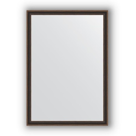 Mirror in the baguette frame - twisted mahagon 28 mm, 48 x 68 cm, evoForm