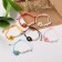 Bracelet "Chamomile" love and beads, color mix, d = 7