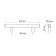 Cappio rating pen, lightweight, d = 12 mm, m/o 256 mm, color mat. nickel