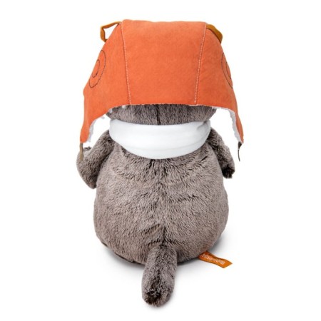 Soft toy "Basik in a helmet and scarf", 19 cm-2
