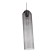 Suspension lamp ST LUCE. SL1145.143.01. Callana. 1x60 watts, E27, 10x10x50 cm, chromium color