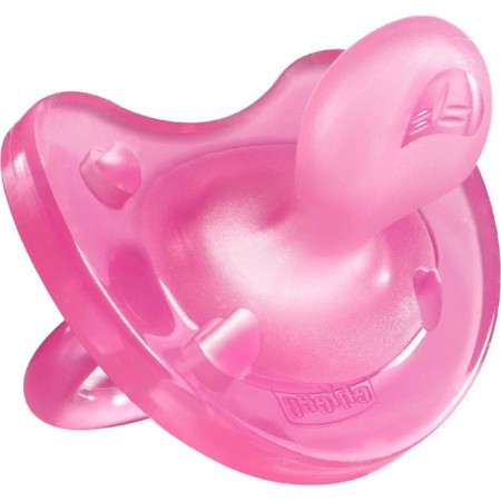 Silicone orthodontic dummy Physio Soft, from 0 to 6 months, pink color