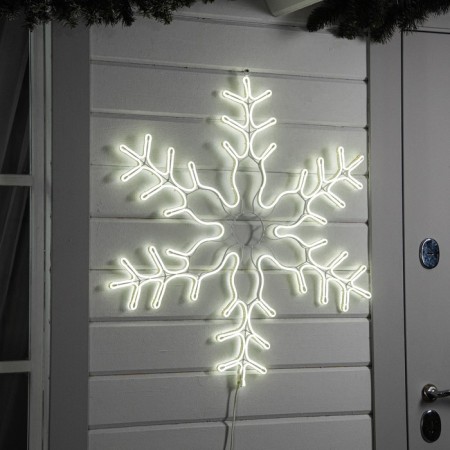 Neon figure "Snowflake", 85 cm, 1080 LED, 220 V, glow of white