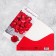 The envelope for the money "Congratulations!", Red roses, 16.5 × 8 cm