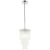 Suspended lamp Imposio 1xe14 40W, size 20x20x49-150 cm, chromium color