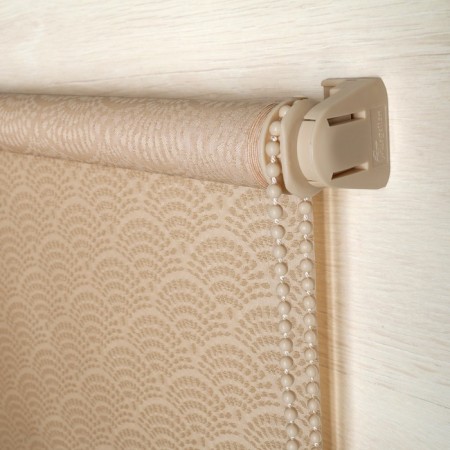 Rolled curtain "Dolce Vita", 55 x 160 cm, beige color-1