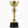 Cup 134b, award figure, gold, plastic stand, 31.3 x 11.8 x 9.2 cm.