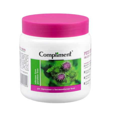 Mask for strengthening hair Compliment burdock, 500 ml