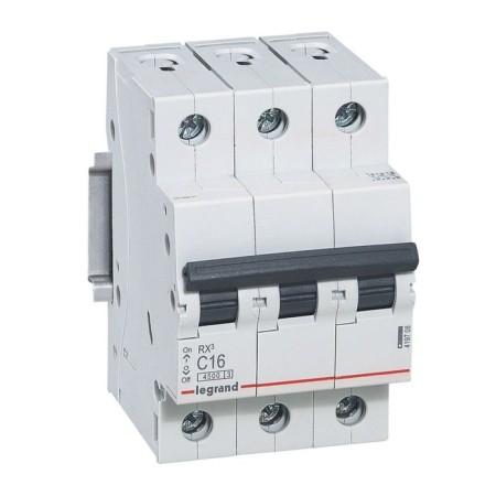Switch aut. Legrand, 3 P, C 16 A, RX3, 4. 5 KA 419708