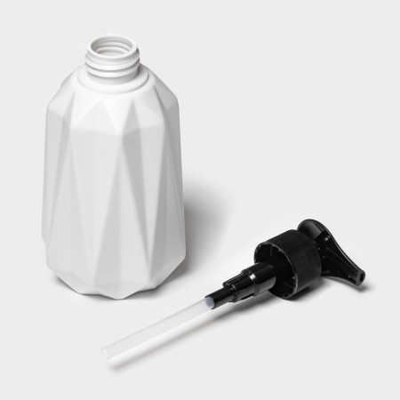 Liquid soap dispenser "City", plastic, 7 × 7 × 15 cm, white-3